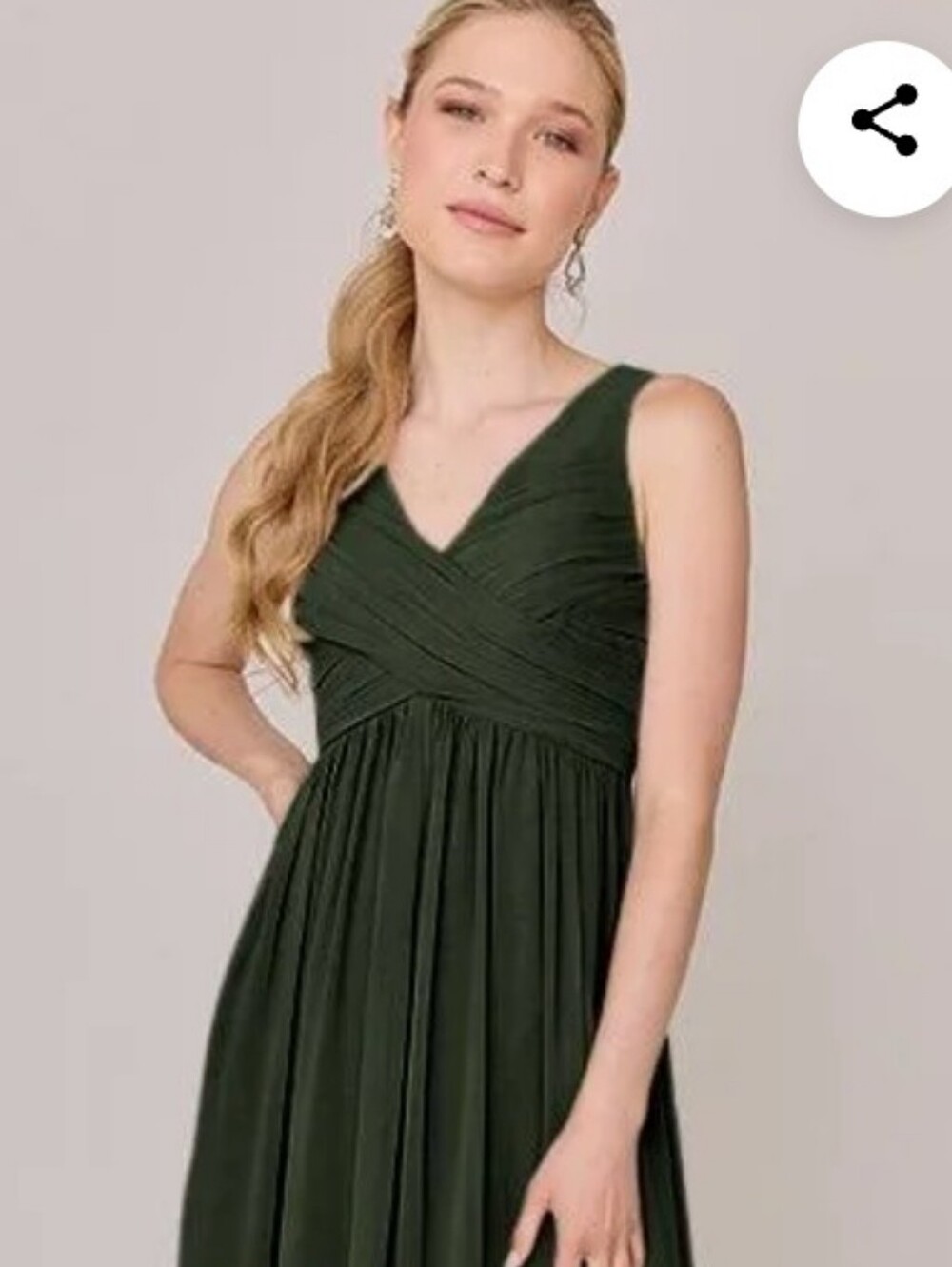 Revelry Women's Emerald Empire-Waist Maxi Dress